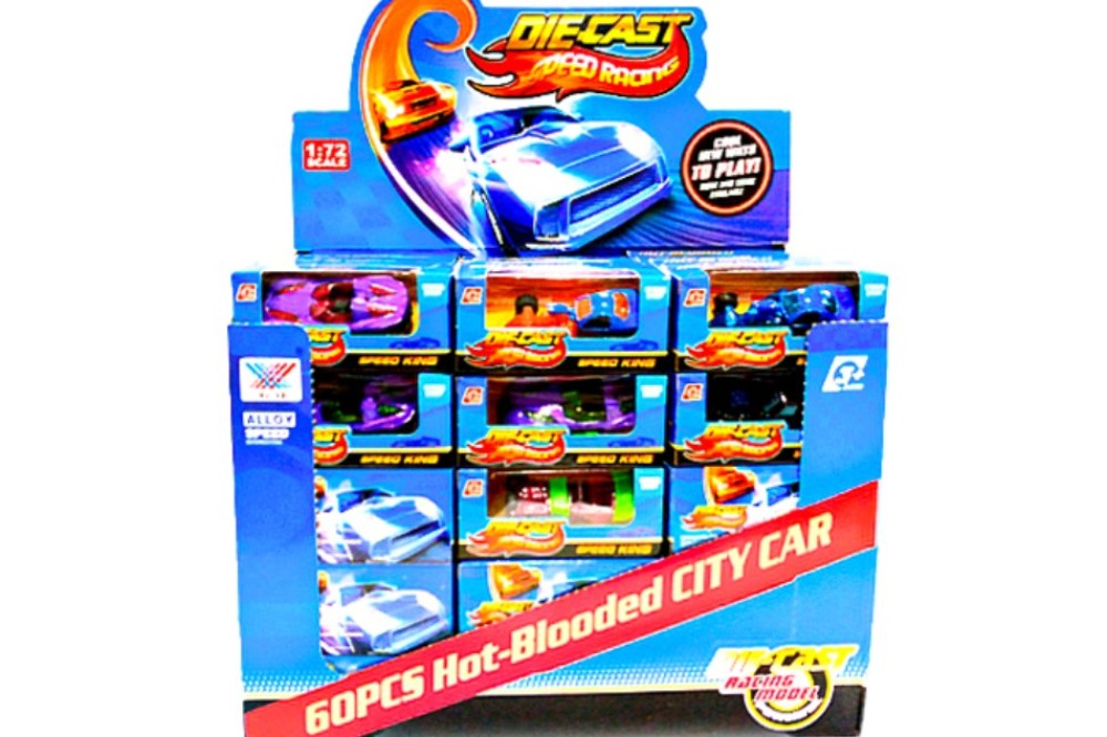 Die Cast Speed Racing Car 60pcs