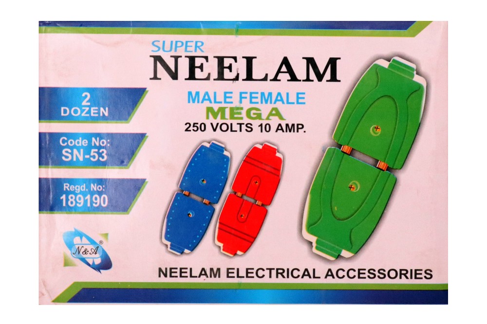 Male Female Mega 250 Volts 10 Amp