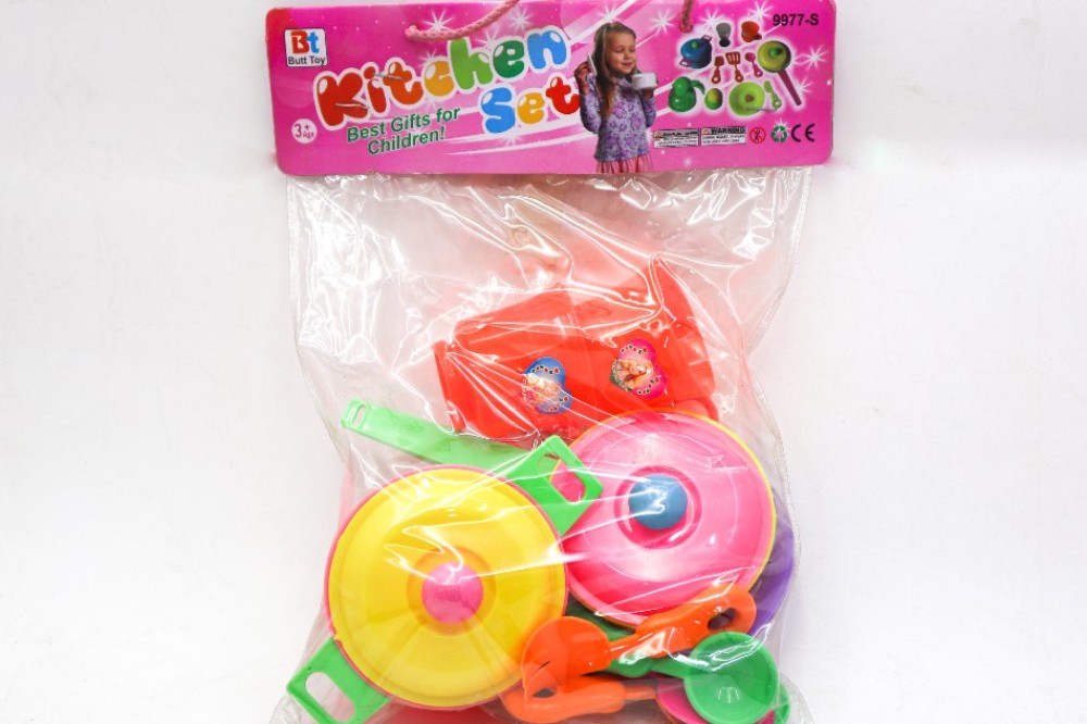 Kitchen Set by Butt Toys packed in OPP Bag Item No 9977-S