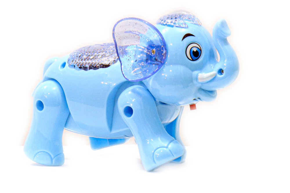 CLEVER ELEPHANT ELECTRIC TOY (Songs/Lights/Walking Functions) Item No 880-3