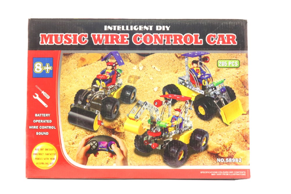 Music Wire Control Car