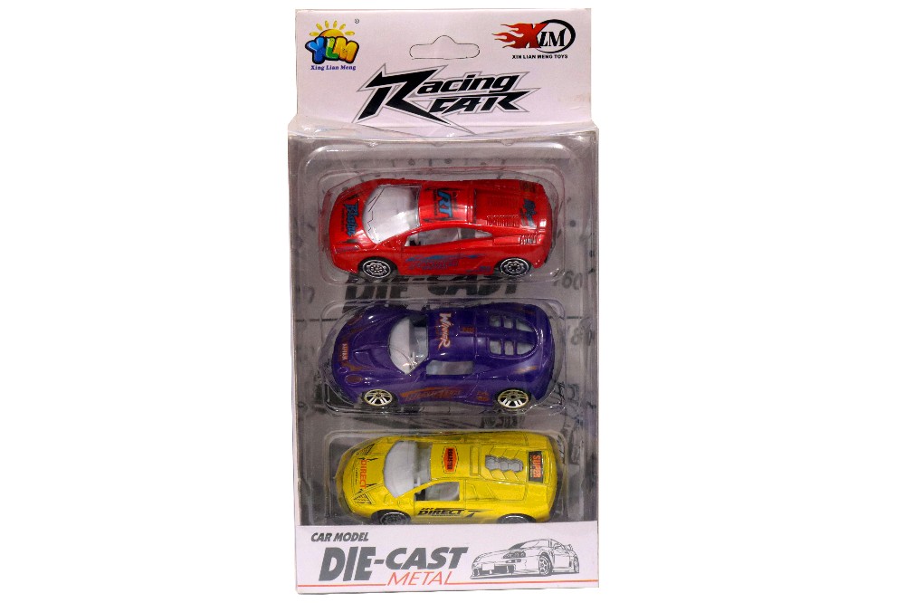 Metal Super Die-Cast Car Toys Models (Car Sets) Toys Model 4Pcs Set Item No 6199B-8