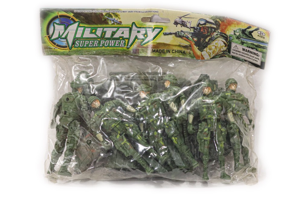 MILITARY SUPER POWER (ARMY SET TOYS) PACKED IN OPP BAG MADE