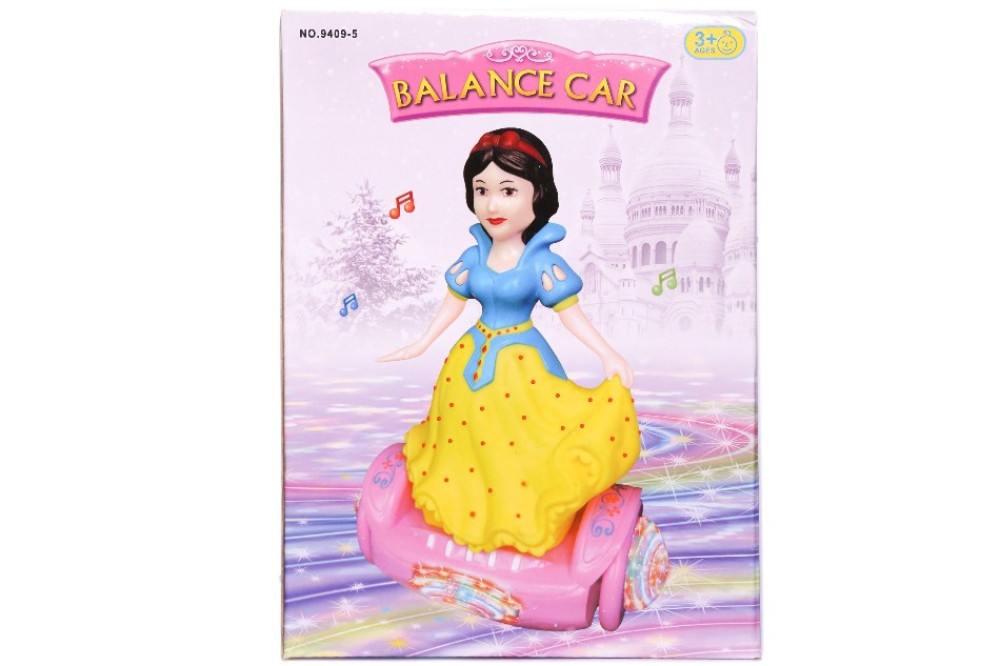 Balance Car Doll with Rotation and 3D Lighting, Toy Doll for baby, Kids, Girls.