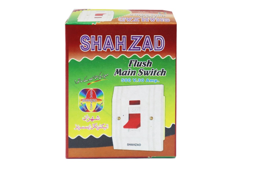 Flush Main Switch 500 V.30 Amp.