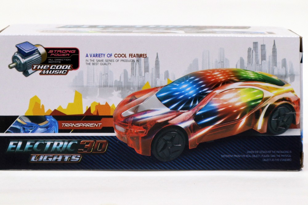 Electric 3D Lights Car