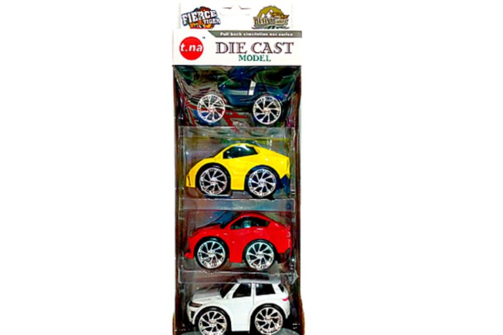 Die Cast Model Car Set 4pcs