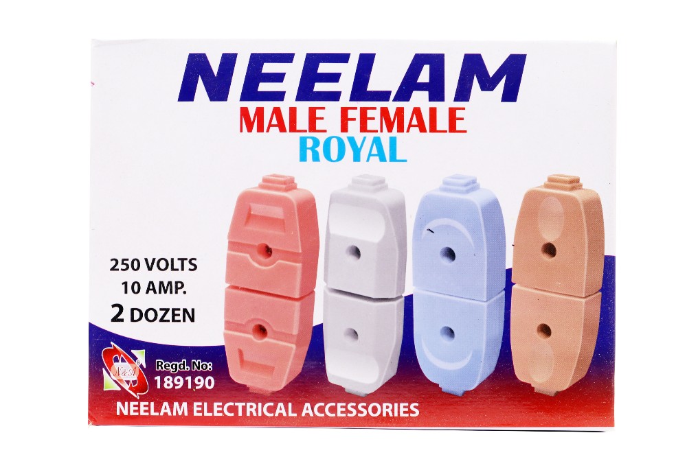 Male Female Royal 250 Volts 10 Amp 2 Dozen