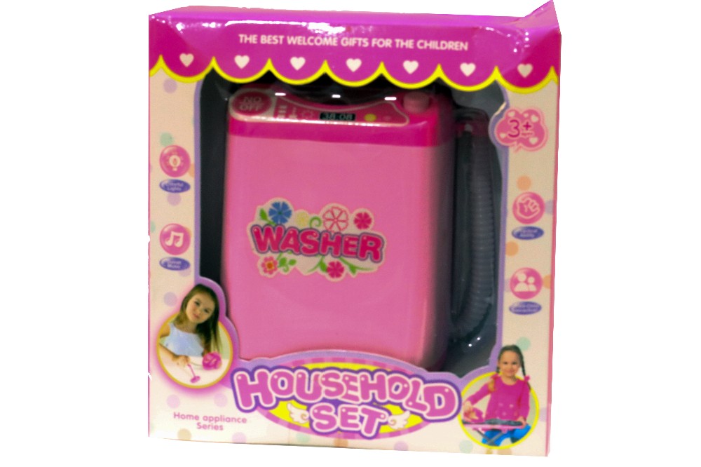 HOUSEHOLD SET HOME APPLIANCE SERIES WASHER TOY , BEAUTIFUL WASHING MACHINE ITEM NO SO80-1