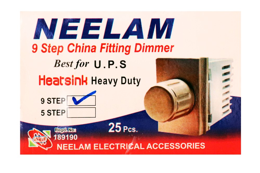 9 Step China Fitting Dimmer Best for UPS Heavy Duty