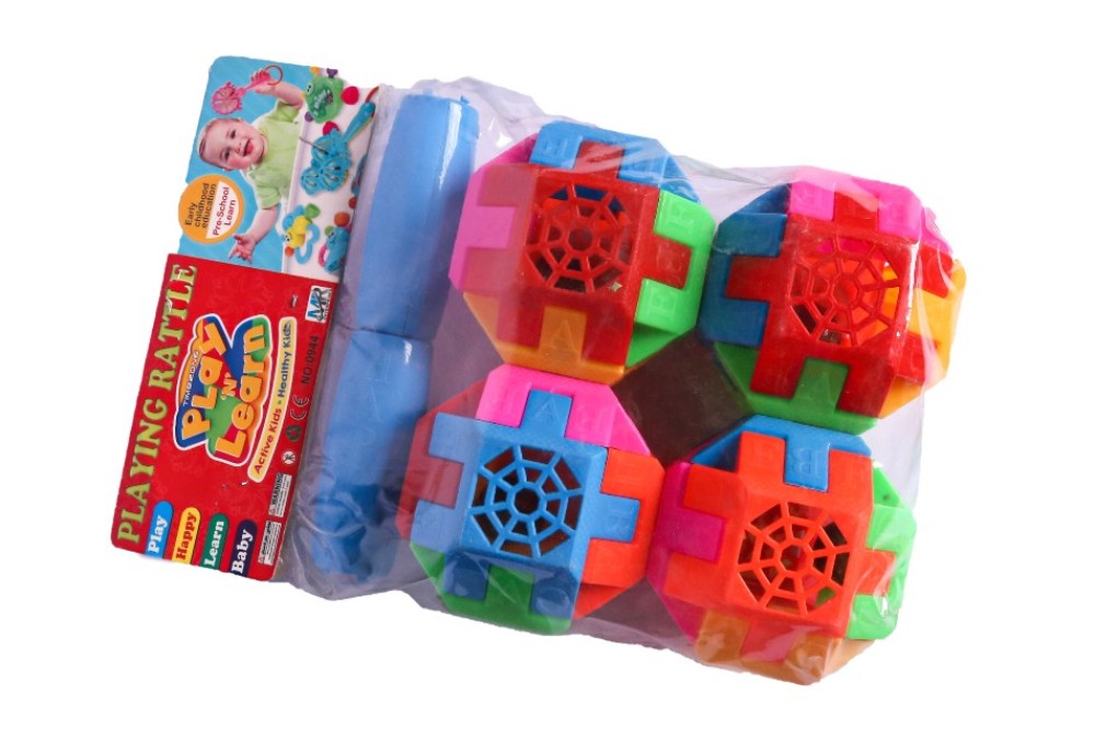 Plastic Sublimation Rattle Puzzle Ball