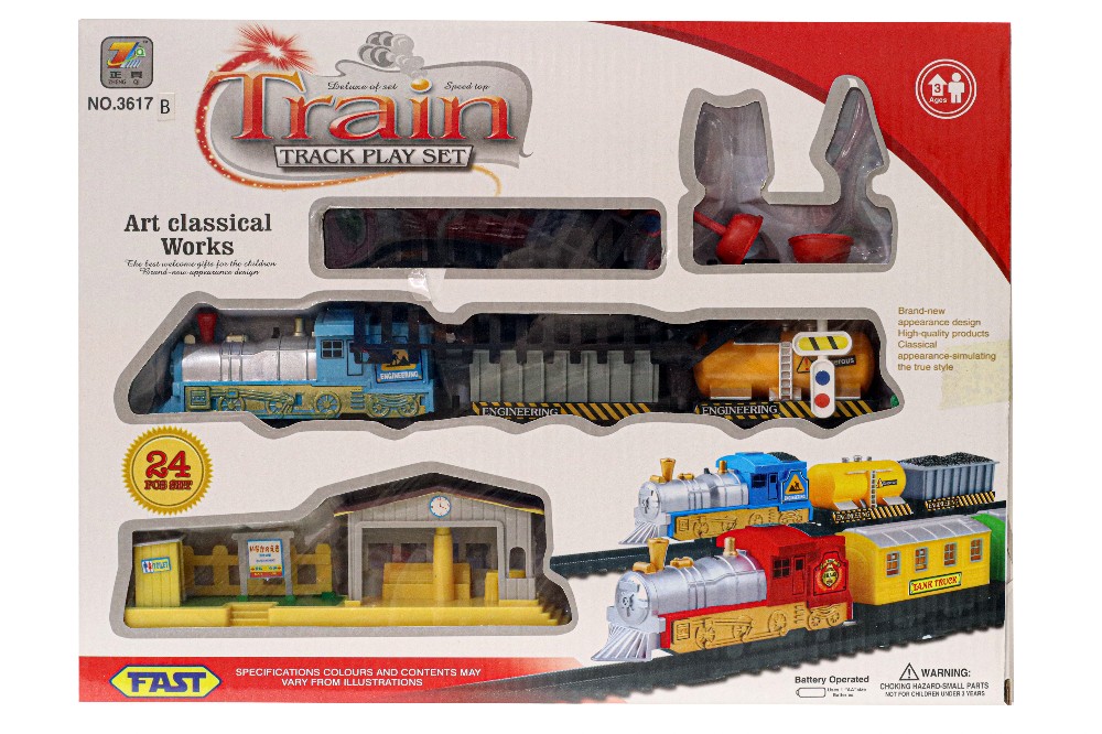 Train Track Play Set (Art Classical Works) Item No 3617B