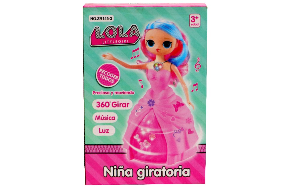 LOLA LITTLE GIRL/ Rotating Girl / Fashion Charm Great Joy Of Childhood