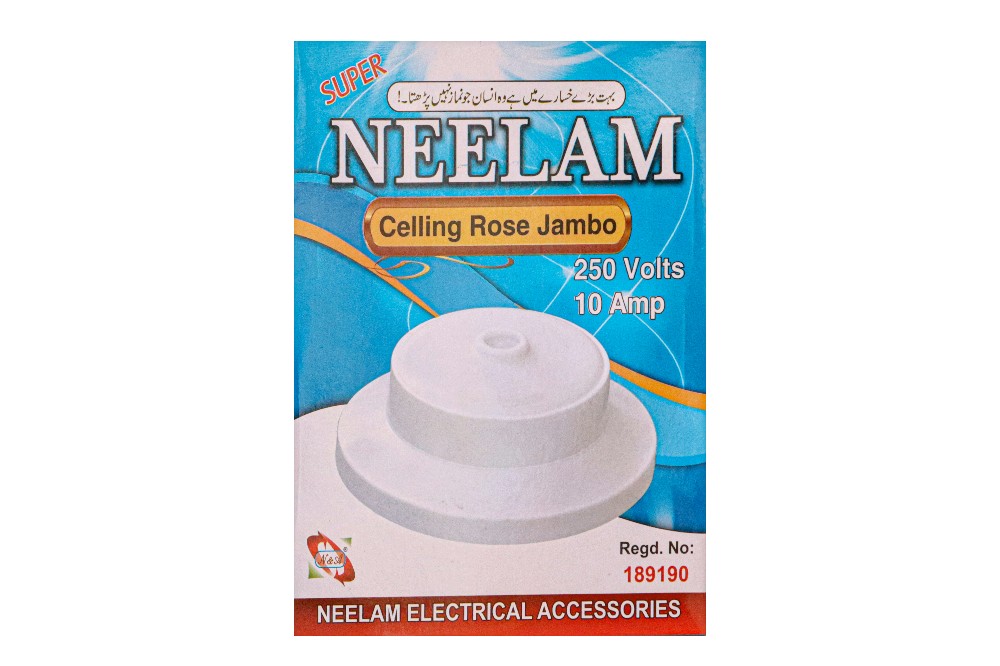 Ceiling Rose Jumbo 250 Volts 10 Amp