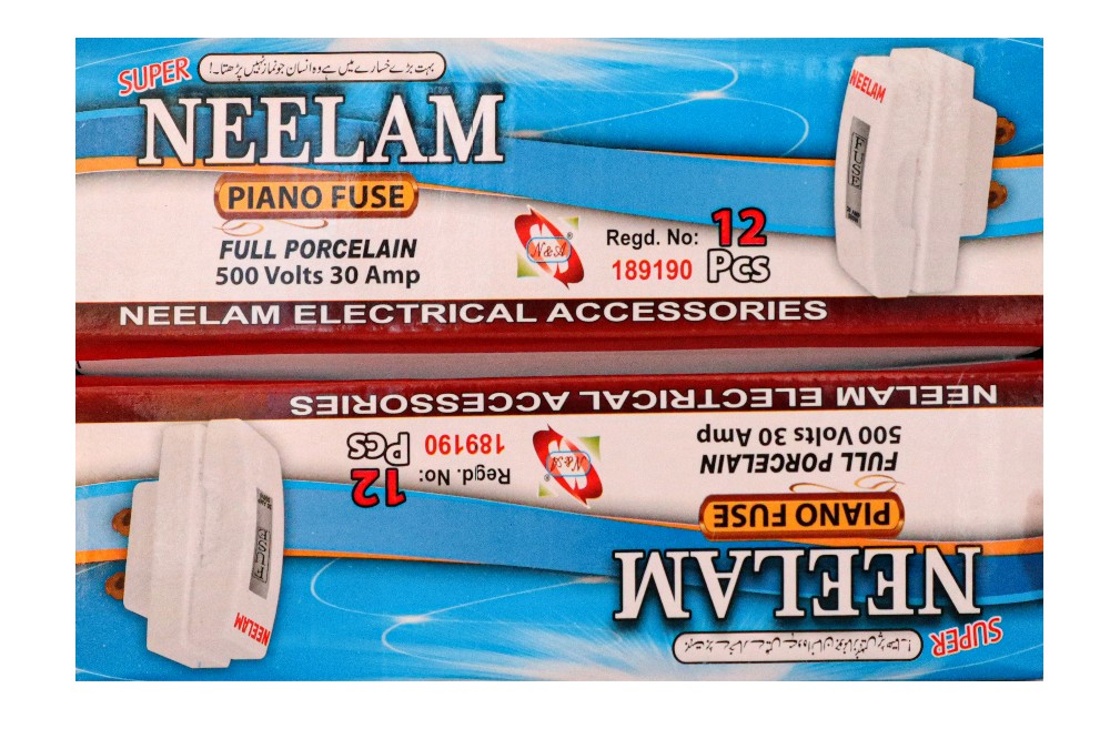 Piano Fuse Full Porcelain 500 Volts 30 Amp