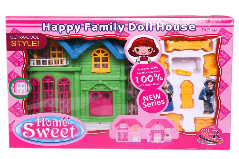 Beauty Villa Dolls House Set For Girls