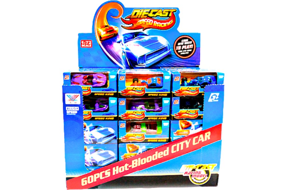 Die Cast Speed Racing Car 60pcs