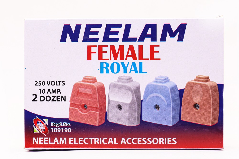 Female Royal 250 Volts 10 Amp 2 Dozen