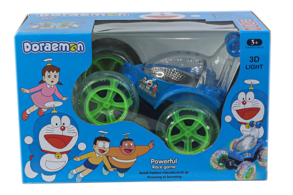 RC Doraemon Car 360 Degree Rotation For Kids