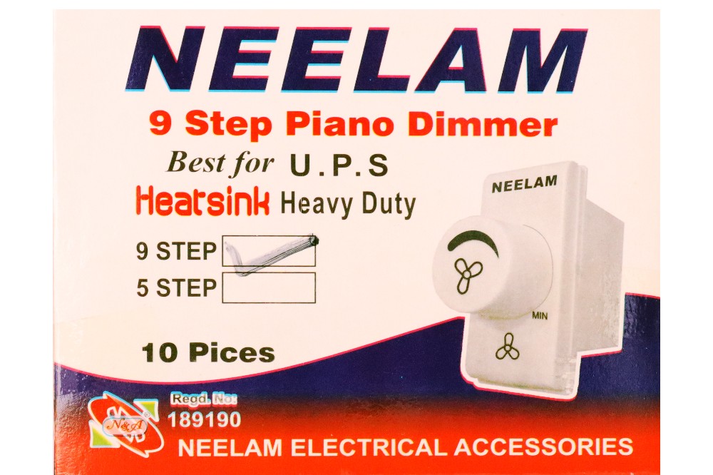9 Step Piano Dimmer Best for UPS Heavy Duty