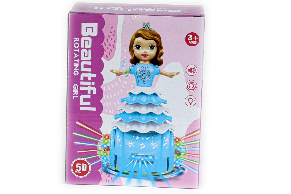 Beautiful Rotating Girl