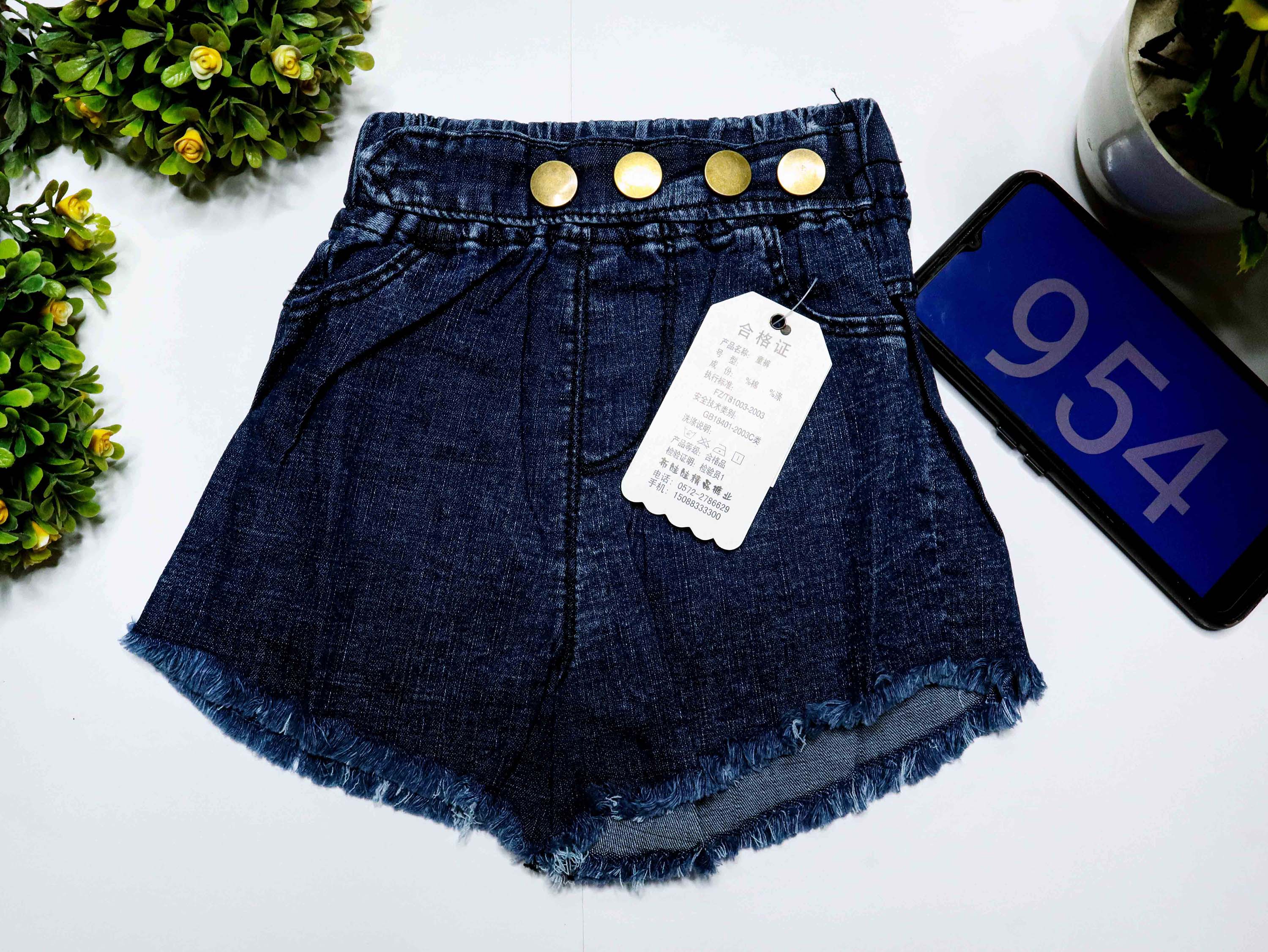 New Fashion Classical Design Kids Pant Girls Jeans nicker