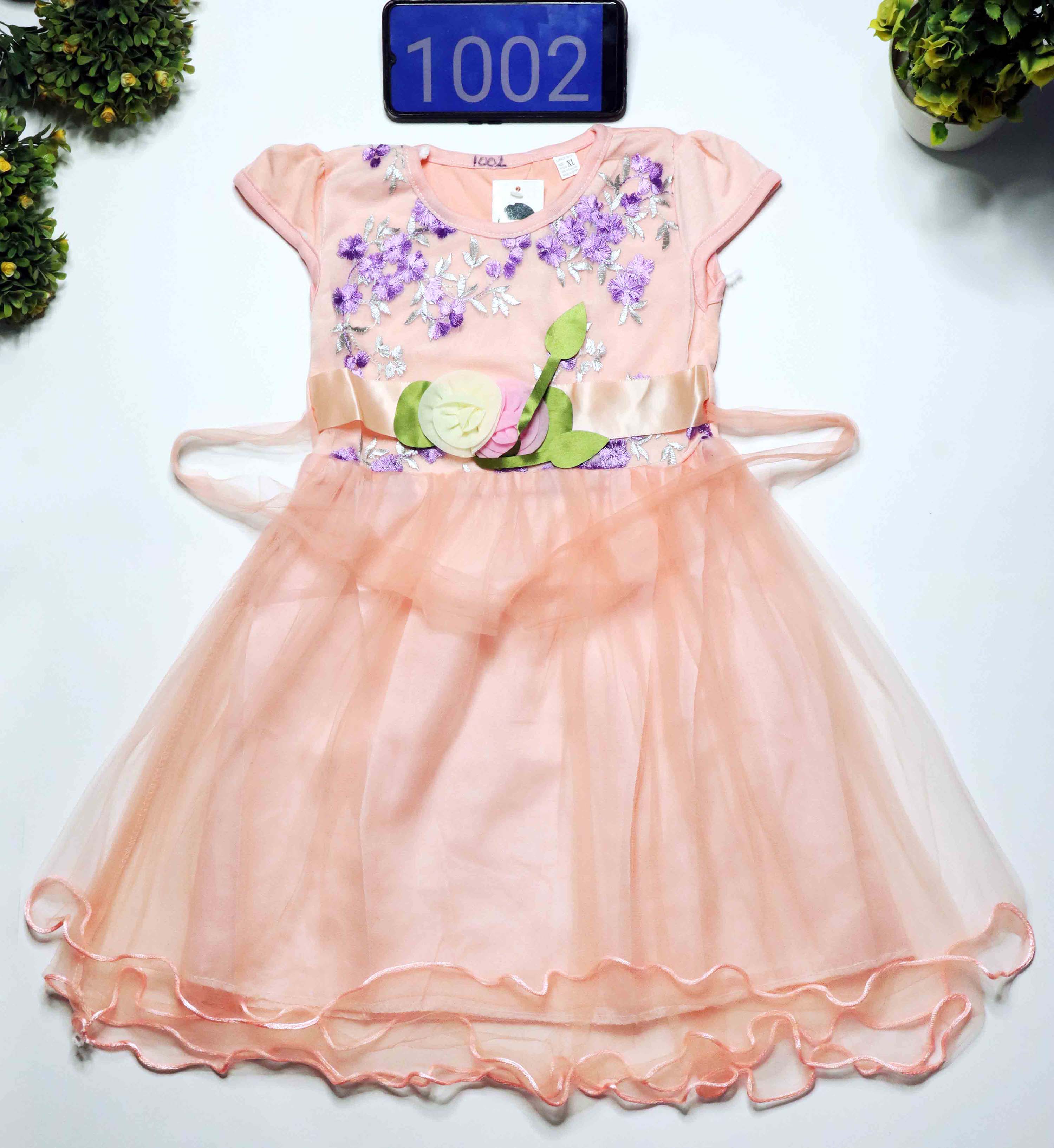 Summer Sleeveless Girls Party Flower Princess Dress Girls Frock