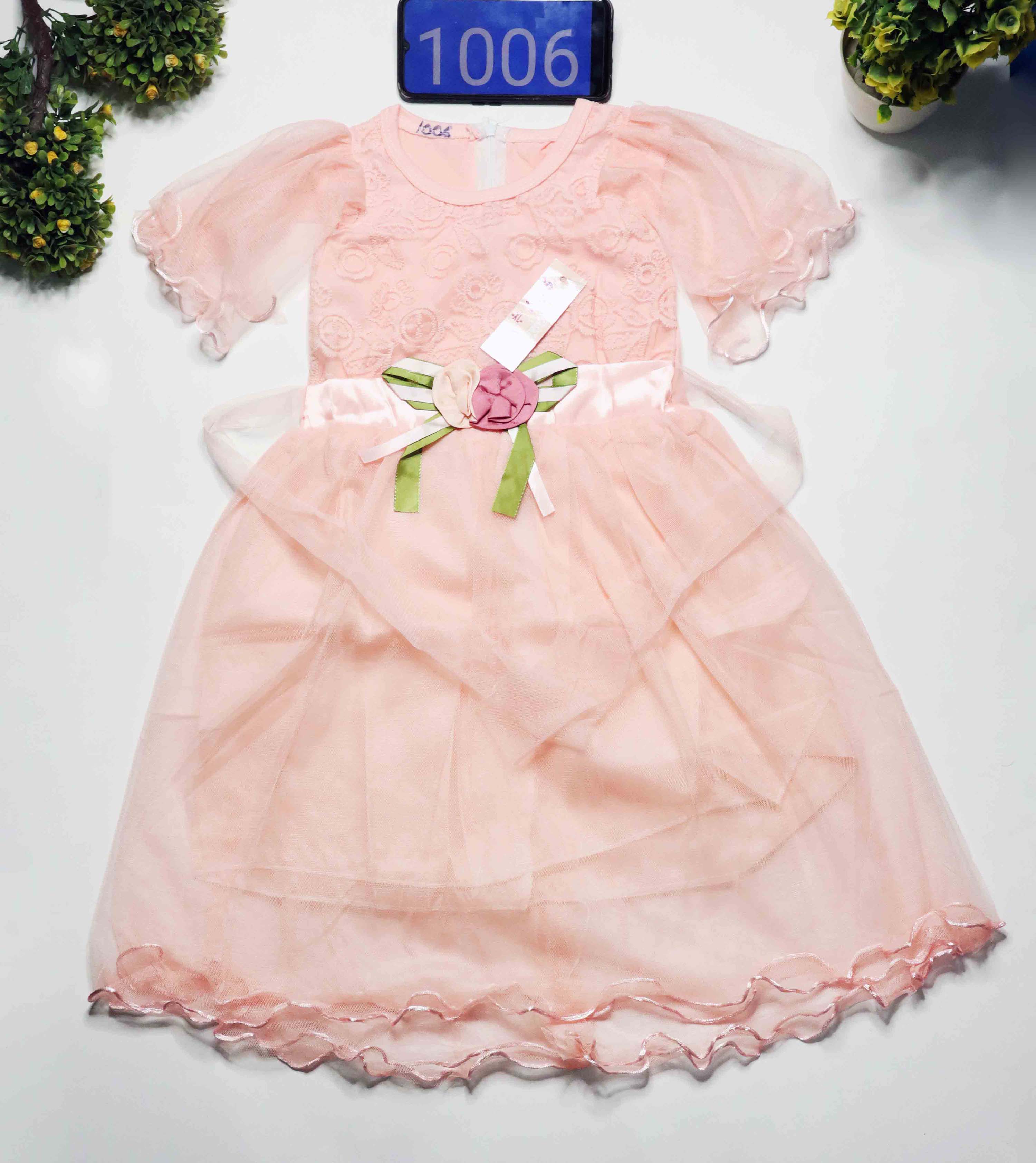 New Girls Fashion Clothing's boutique flower girl frock  fancy style for party