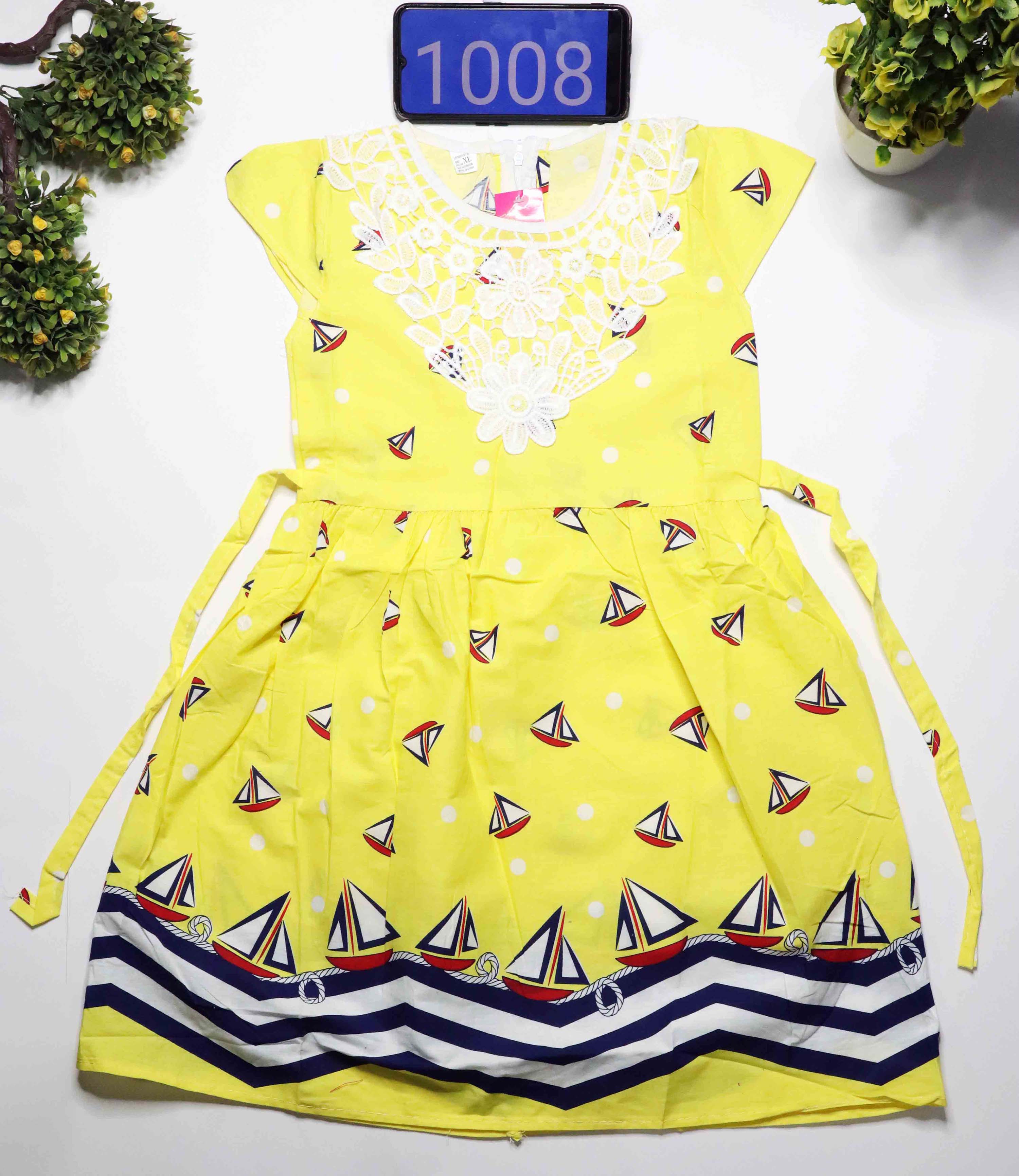 summer printed ruffle short sleeve girls dress baby frock designs girl skirt little girls dresses