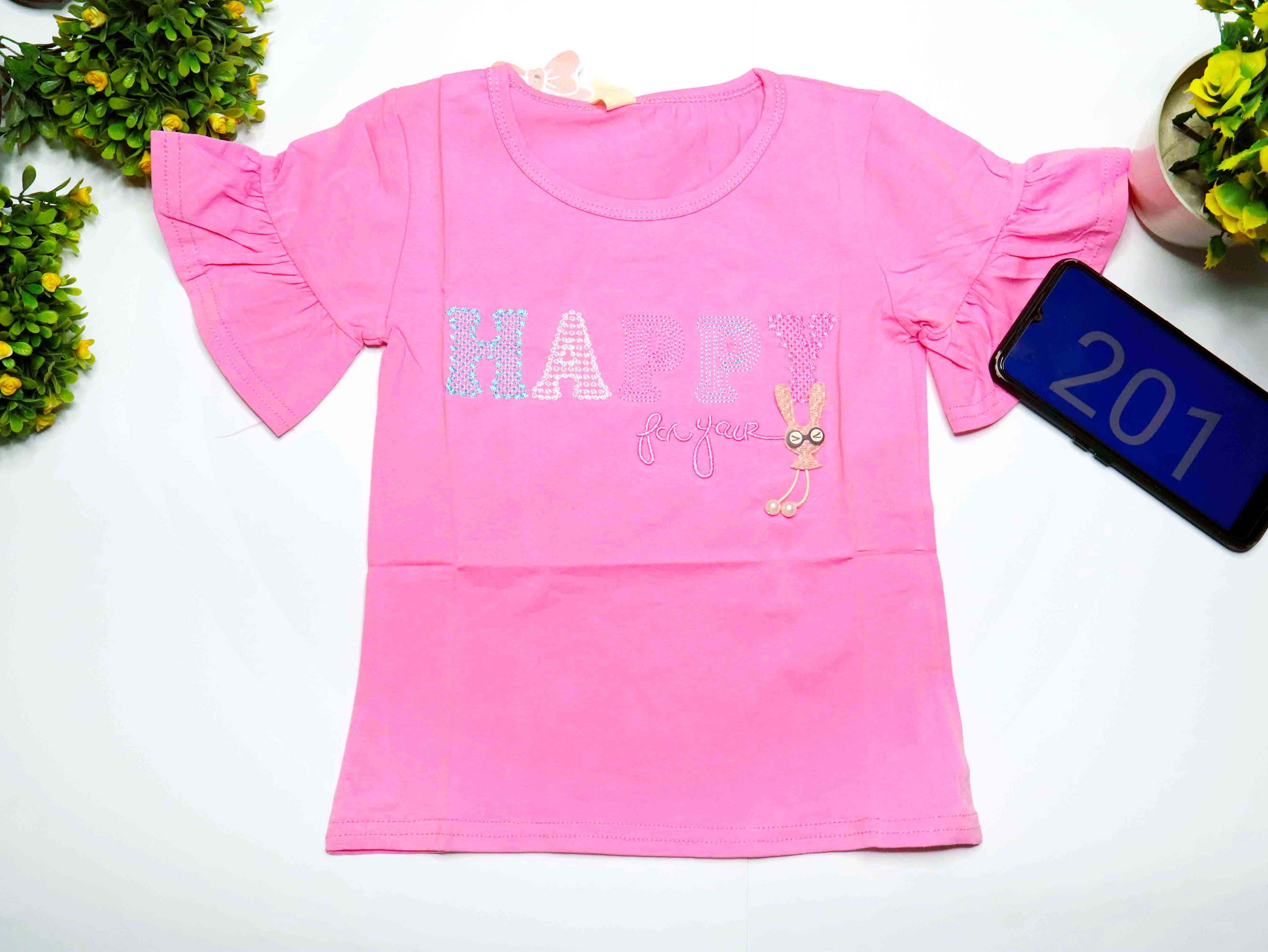 Girls short sleeved T shirt set children home air-conditioning clothes summer thin baby cotton baby shorts