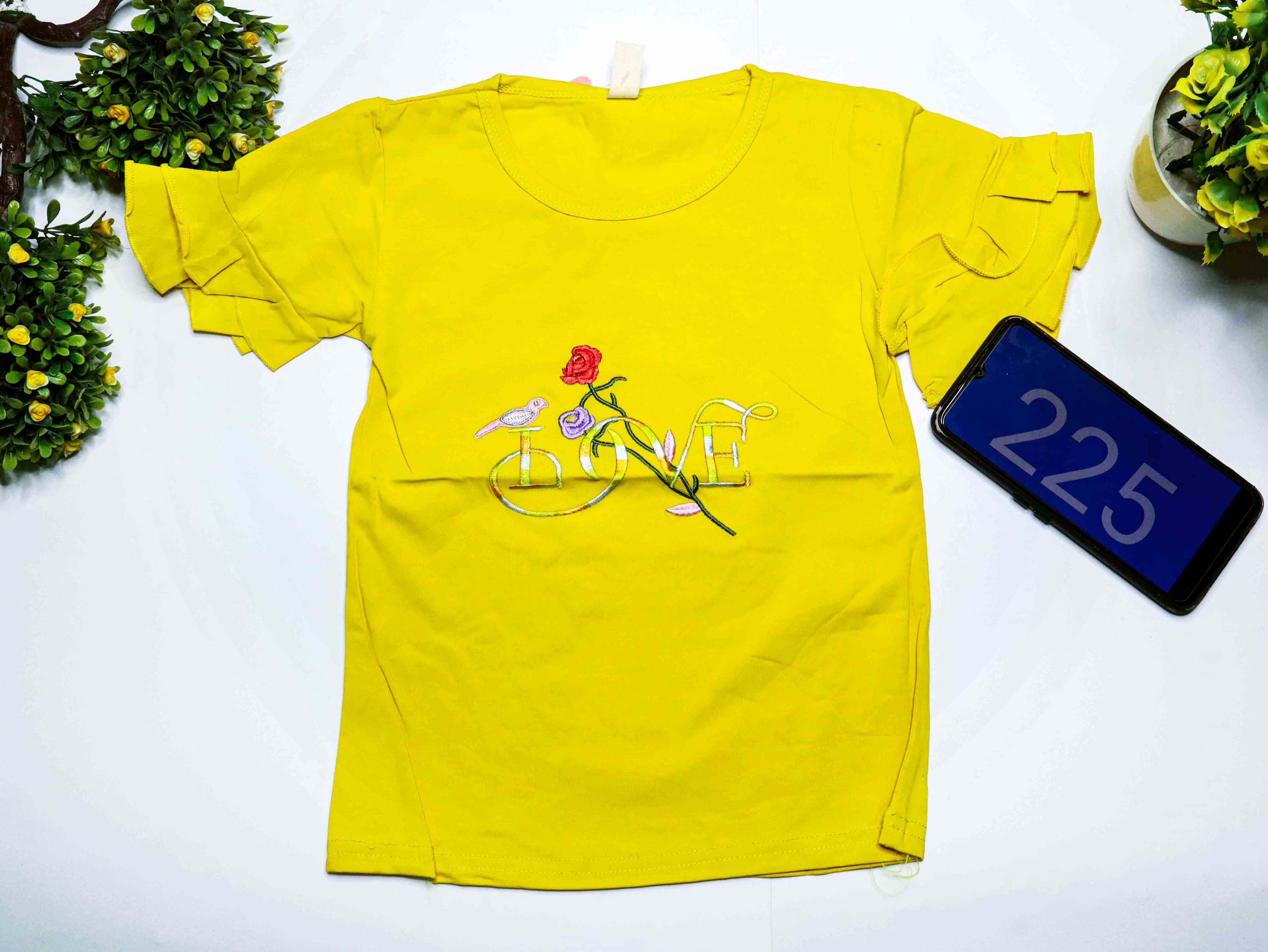 Fancy Pleated Kids Wear Pakistani Floral Flower shirt Girls Dresses For Baby Girls frock