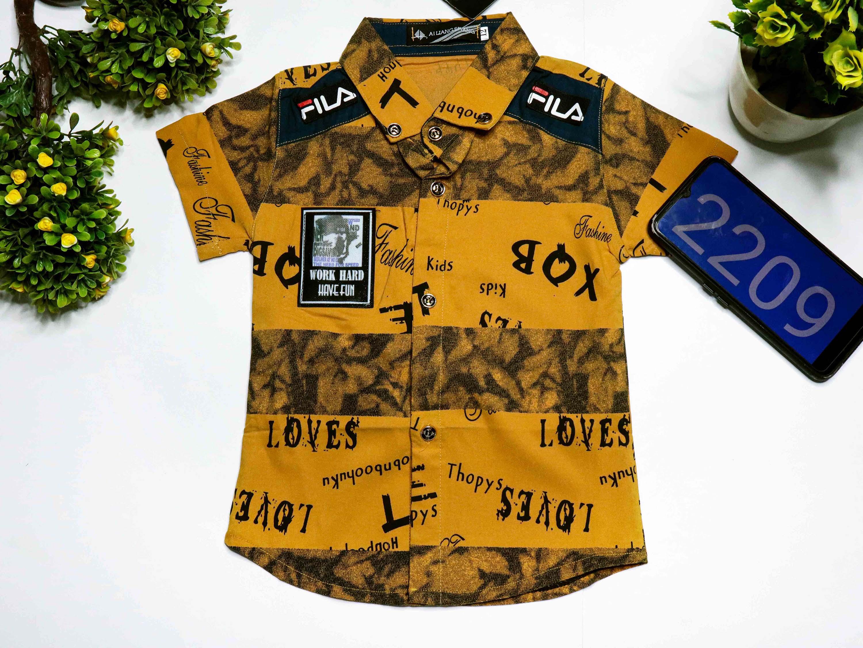 Summer Baby Boys kids Stretchable short sleeve shirt 2022 New fashion kids shirts high quality slim short sleeve shirt