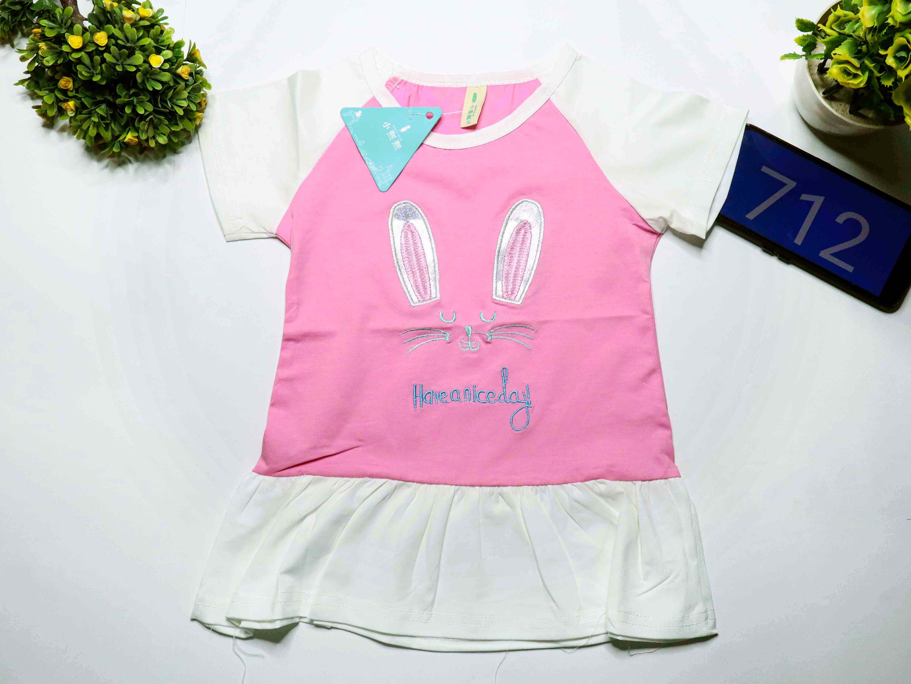 Children Girl Clothing Kids Clothes Flower Girls Dress with Floral Print Wear Vendor Designers Summer