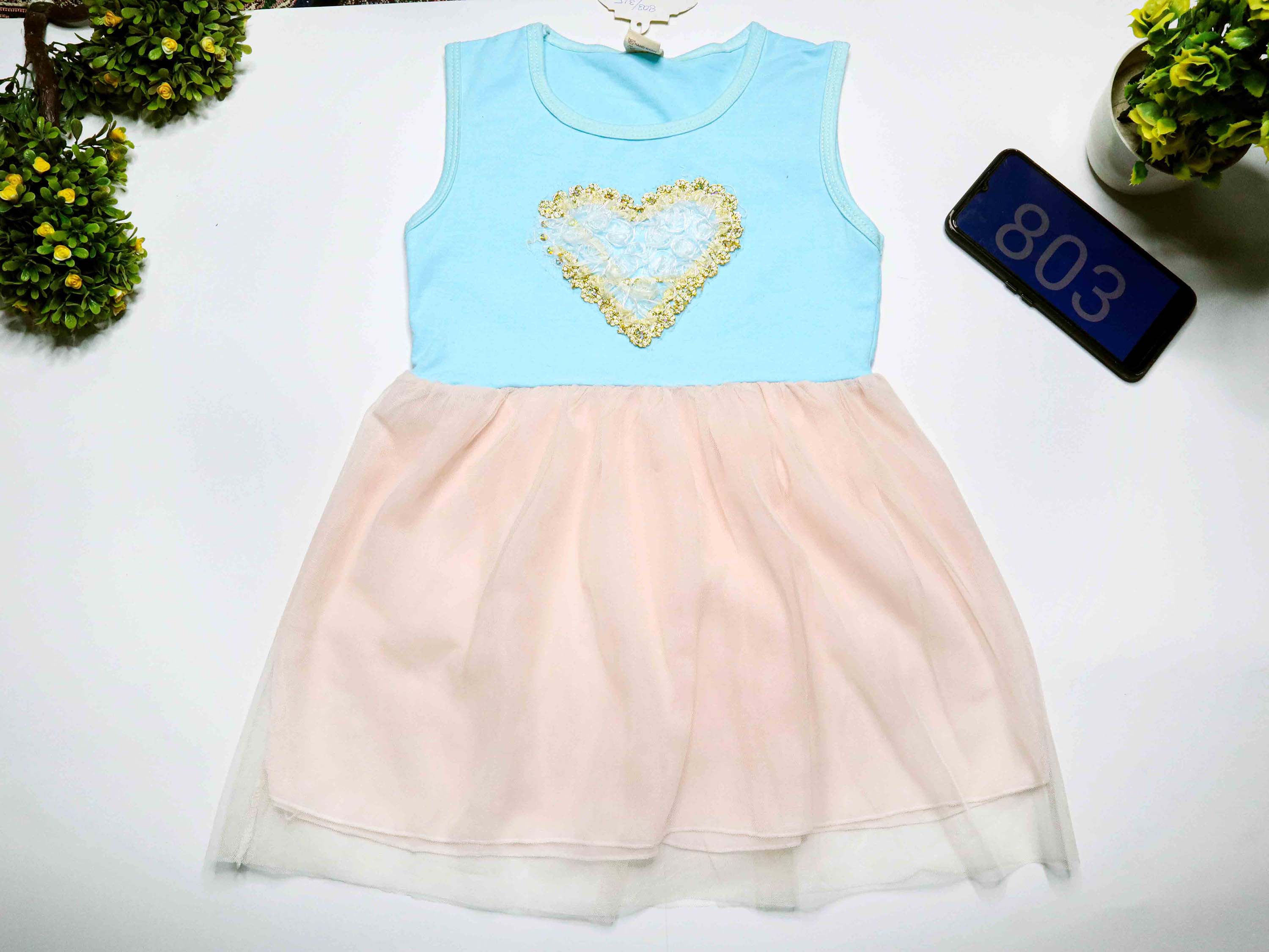New baby clothes summer girl Frock With Frill cute girl kids clothing Frock 2022