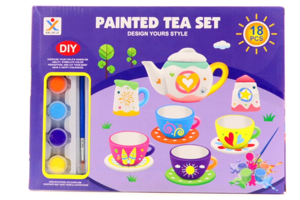 Painted Tea Set
