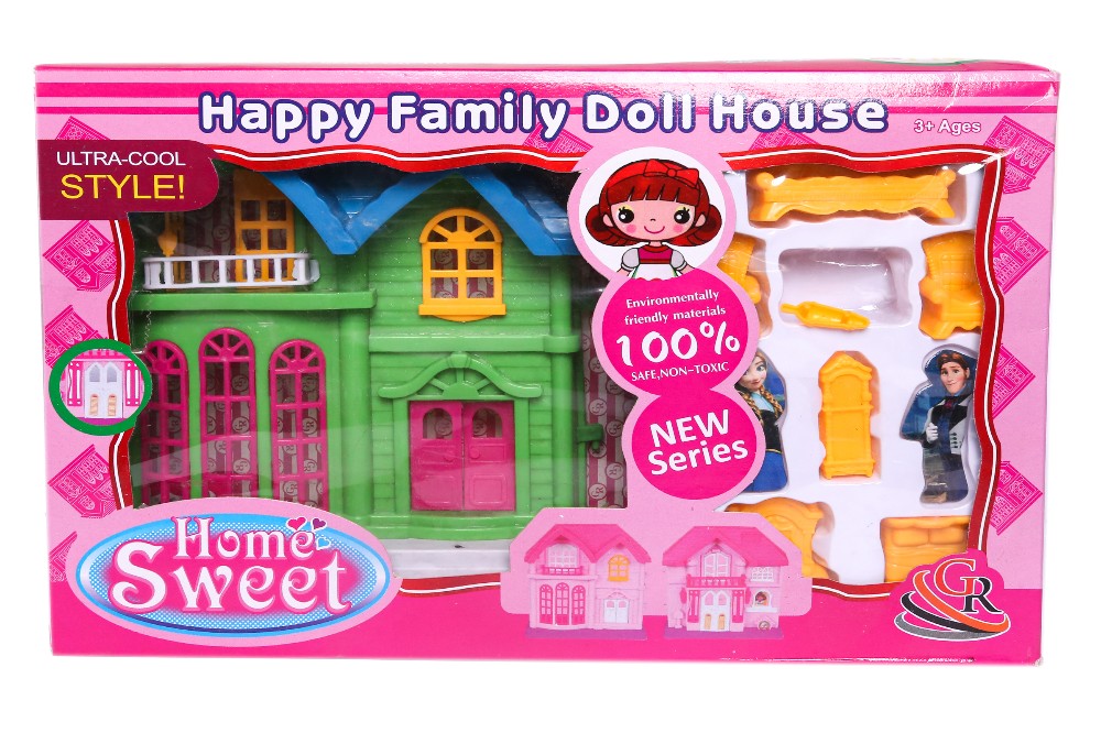 Beauty Villa Dolls House Set For Girls