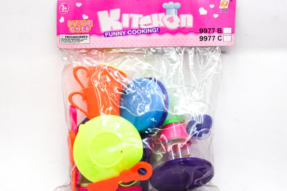 Kitchen Funny Cooking Set Toy , Little Chef Item No 9977B & 9977C
