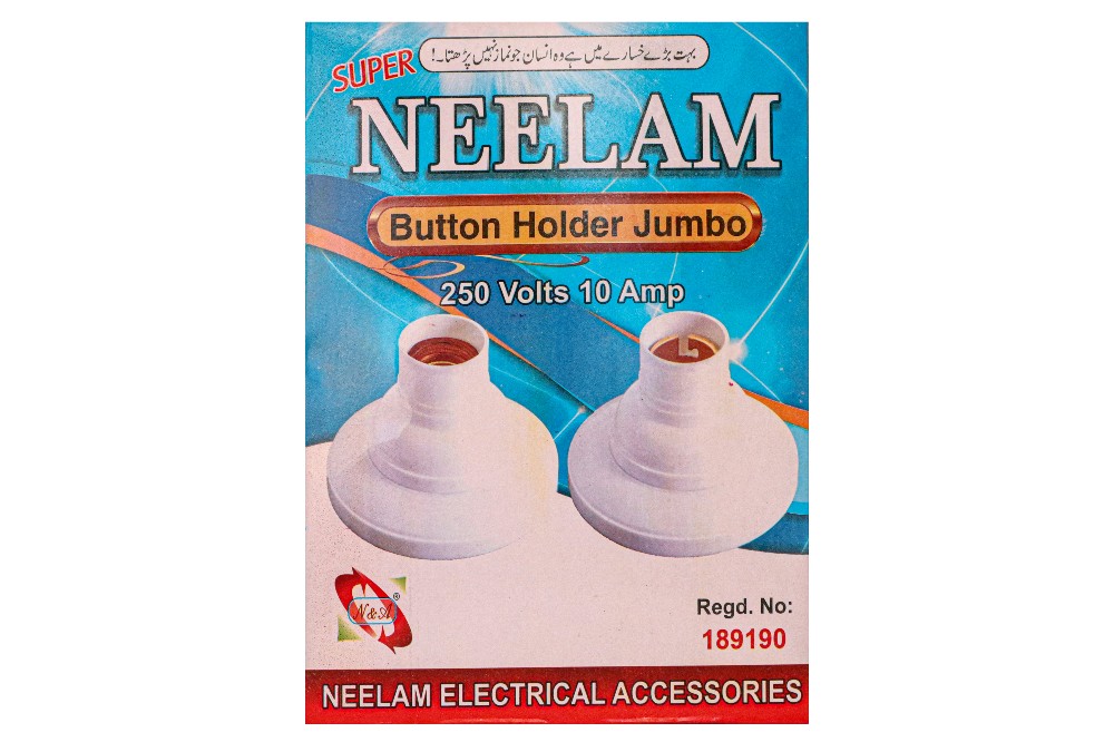 Button Holder Jumbo 250 Volts 10 Amp
