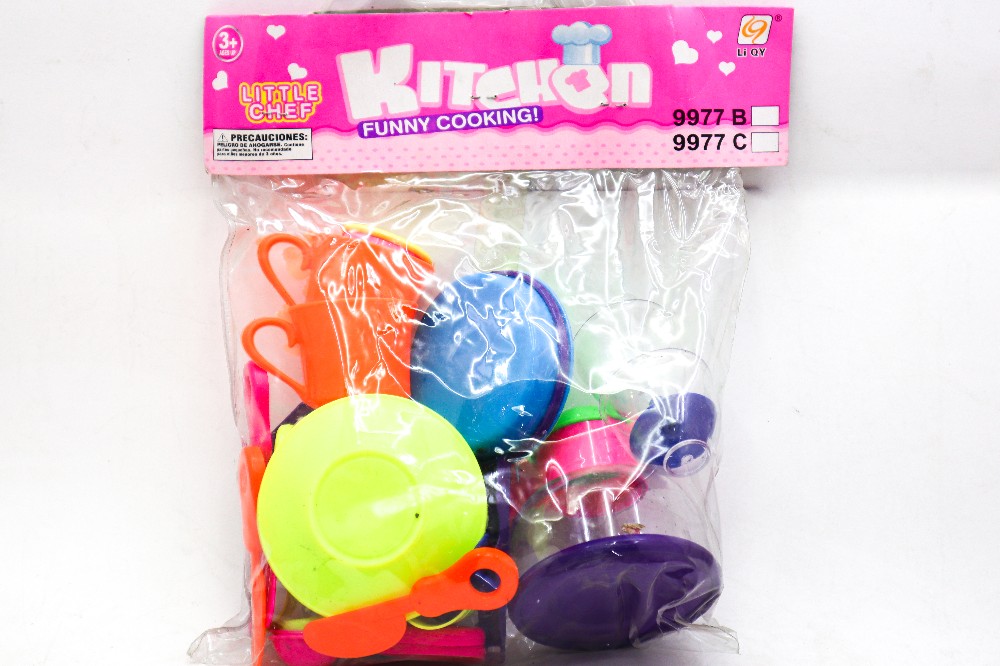 Kitchen Funny Cooking Set Toy , Little Chef Item No 9977B & 9977C