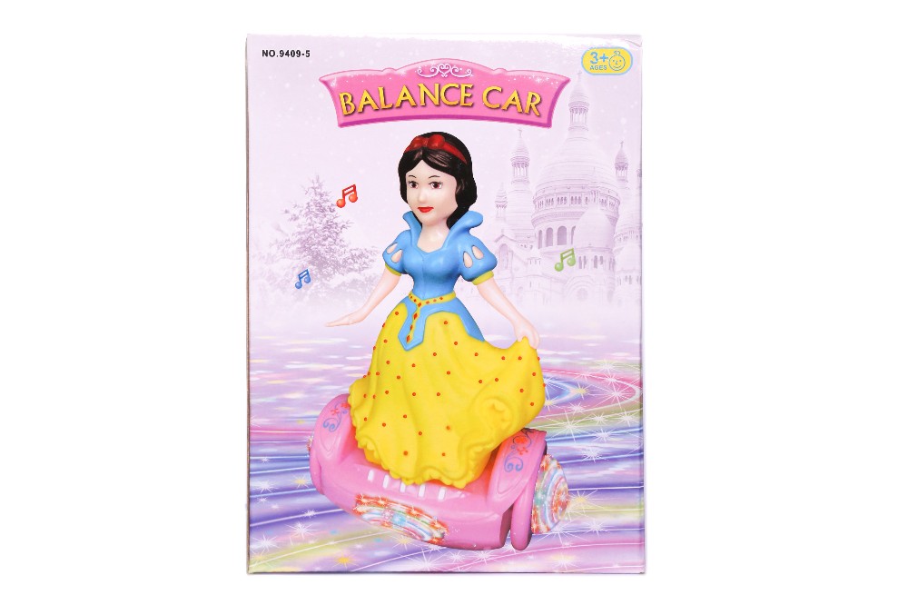 Balance Car Doll with Rotation and 3D Lighting, Toy Doll for baby, Kids, Girls.