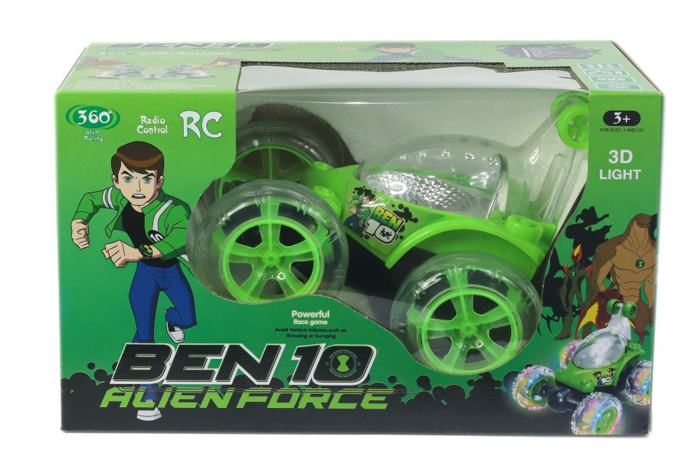 Ben 10 Led Remote Control Car Play Vehicle Toy