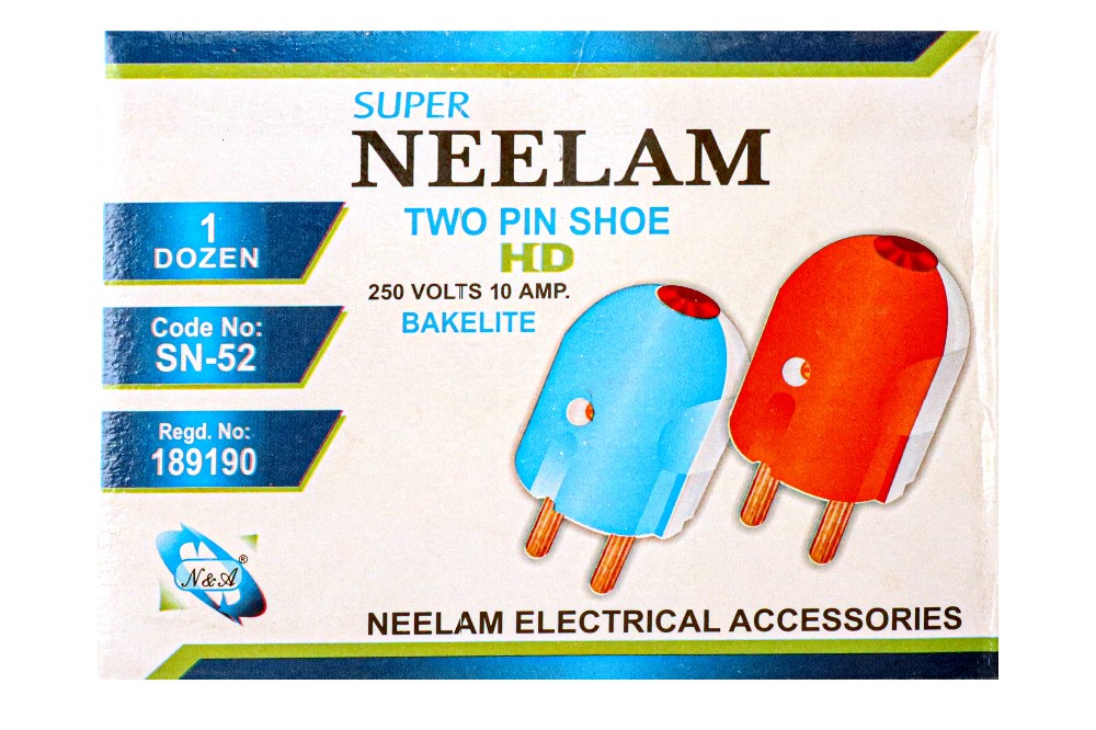 Two Pin shoe HD 250 Volts 10 Amp Bakelite