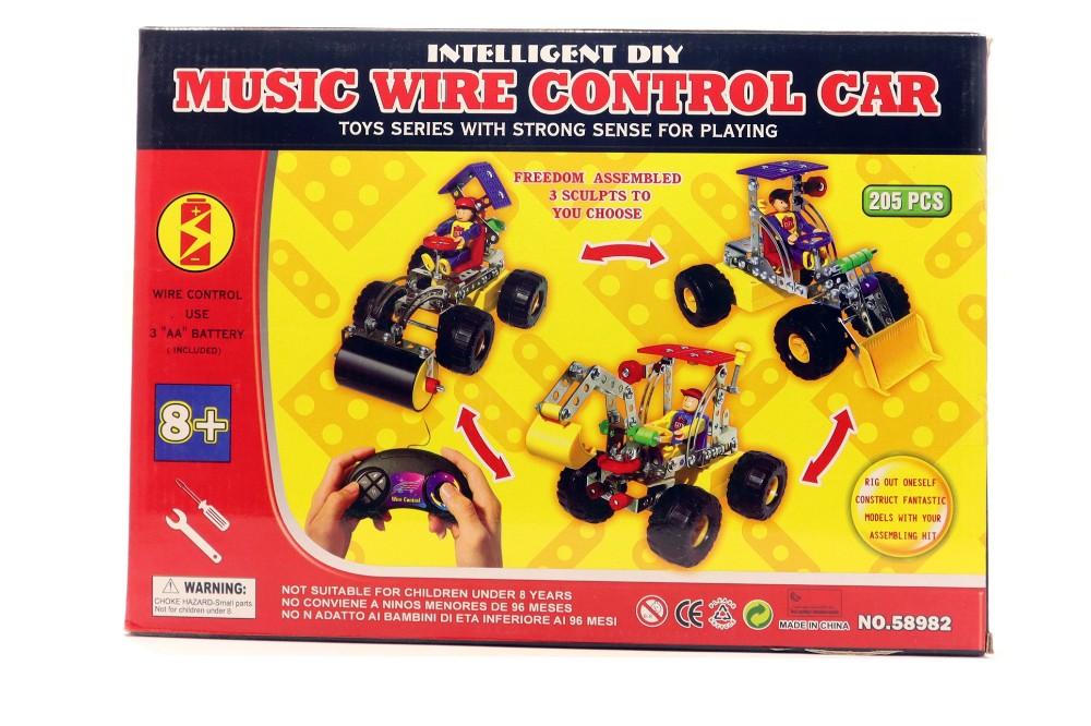 Music Wire Control Car