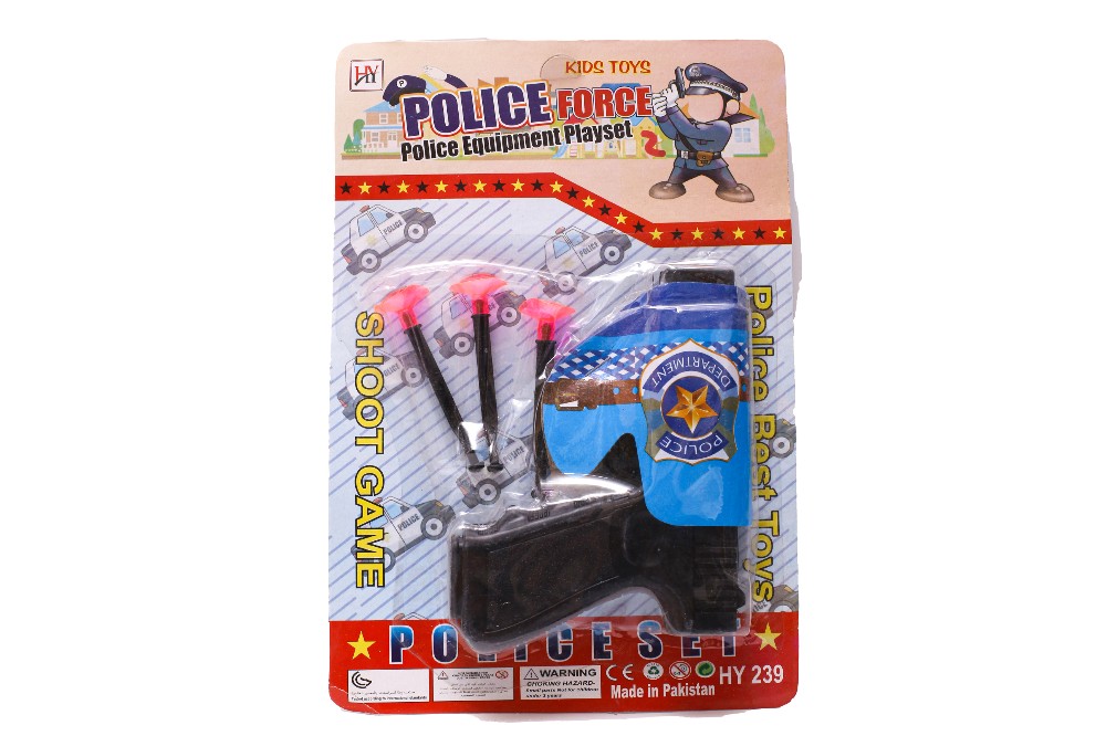 Police equipment playset for kids