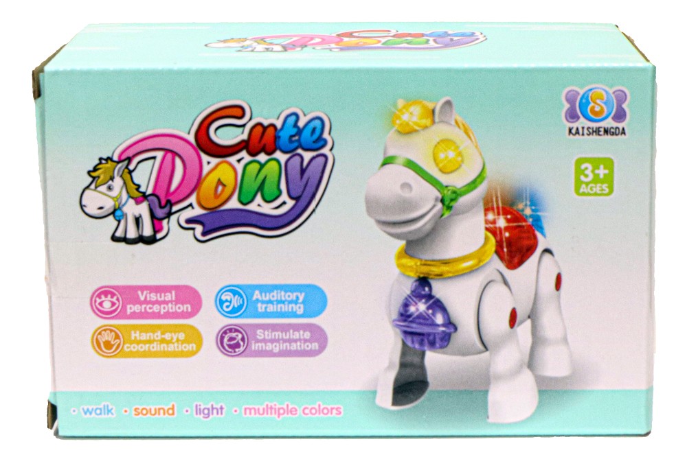Cute Dony , Cute Donkey, Walking Horse With Sound ,Light, Battery Operated Item
